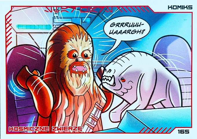 Star Wars Trading Card Collection (Polish) Series 4 (Edycja Mocy) - # 165 Kosmiczne zwierzę