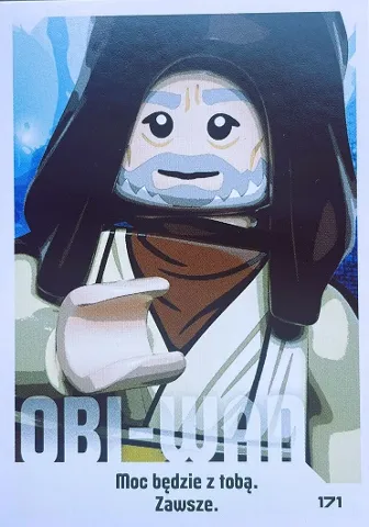 Star Wars Trading Card Collection (Polish) Series 4 (Edycja Mocy) - # 171 Obi-Wan