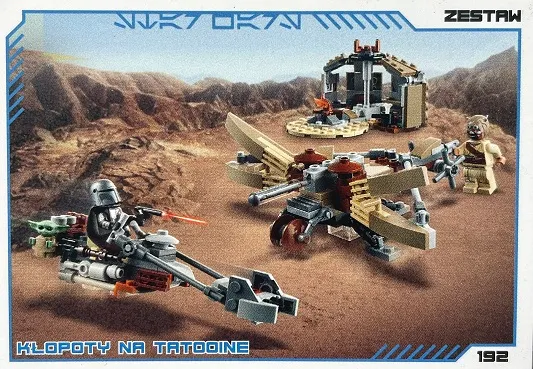 Star Wars Trading Card Collection (Polish) Series 4 (Edycja Mocy) - # 192 Kłopoty na Tatooine