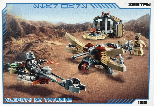 Star Wars Trading Card Collection (Polish) Series 4 (Edycja Mocy) - # 192 Kłopoty na Tatooine