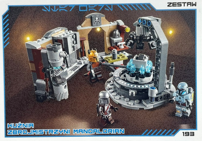 Star Wars Trading Card Collection (Polish) Series 4 (Edycja Mocy) - # 193 Kuźnia zbrojmistrzyni Mandalorian