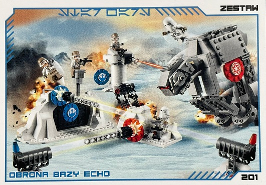Star Wars Trading Card Collection (Polish) Series 4 (Edycja Mocy) - # 201 Obrona Bazy Echo