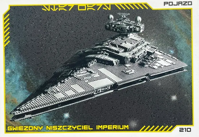 Star Wars Trading Card Collection (Polish) Series 4 (Edycja Mocy) - # 210 Gwiezony niszczyciel imperium