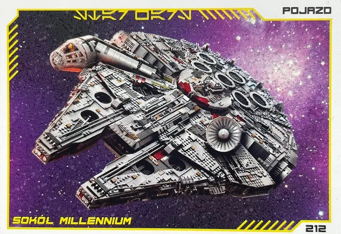 Star Wars Trading Card Collection (Polish) Series 4 (Edycja Mocy) - # 212 Sokół Millennium