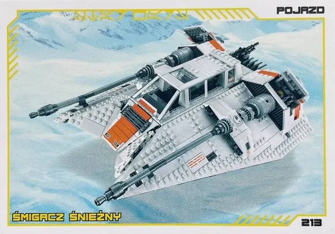 Star Wars Trading Card Collection (Polish) Series 4 (Edycja Mocy) - # 213 Śmigacz śnieżny