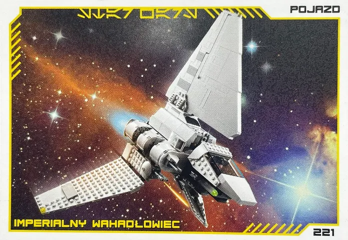 Star Wars Trading Card Collection (Polish) Series 4 (Edycja Mocy) - # 221 Imperialny wahadłowiec