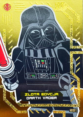 Star Wars Trading Card Collection (Polish) Series 4 (Edycja Mocy) - # 251 Złota Edycja Darth Vader