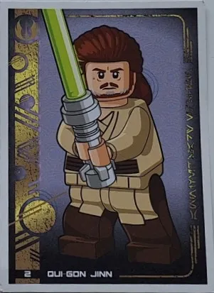 Star Wars Trading Card Collection (German) Series 5 (Jubiläums-Edition) - # 2 Qui-Gon Jinn