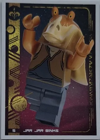 Star Wars Trading Card Collection (German) Series 5 (Jubiläums-Edition) - # 5 Jar Jar Binks