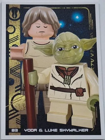 Star Wars Trading Card Collection (German) Series 5 (Jubiläums-Edition) - # 83 Yoda & Luke Skywalker