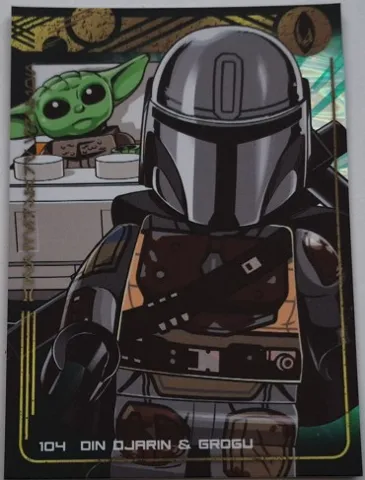 Star Wars Trading Card Collection (German) Series 5 (Jubiläums-Edition) - # 104 Din Djarin & Grogu
