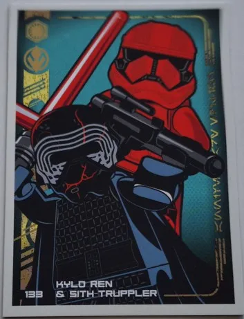 Star Wars Trading Card Collection (German) Series 5 (Jubiläums-Edition) - # 133 Kylo Ren & Sith-Truppler
