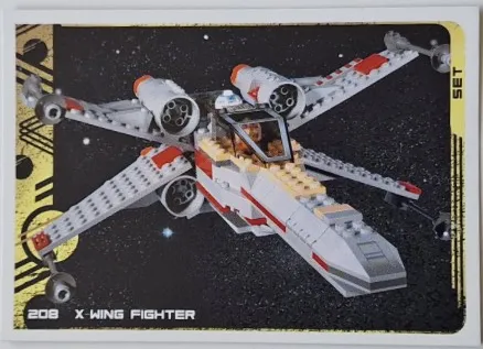 Star Wars Trading Card Collection (German) Series 5 (Jubiläums-Edition) - # 208 X-Wing Fighter