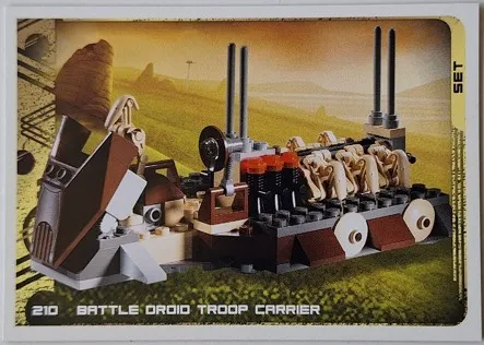 Star Wars Trading Card Collection (German) Series 5 (Jubiläums-Edition) - # 210 Battle Droid Troop Carrier