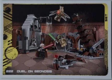 Star Wars Trading Card Collection (German) Series 5 (Jubiläums-Edition) - # 222 Duel on Geonosis