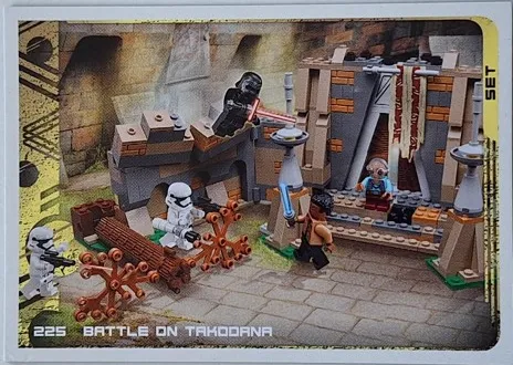 Star Wars Trading Card Collection (German) Series 5 (Jubiläums-Edition) - # 225 Battle on Takodana