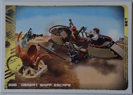 Star Wars Trading Card Collection (German) Series 5 (Jubiläums-Edition) - # 226 Desert Skiff Escape