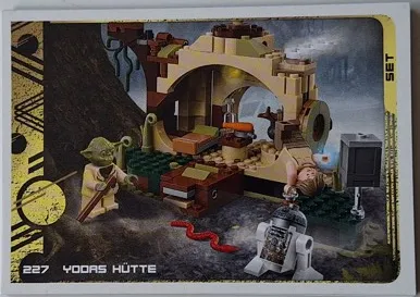Star Wars Trading Card Collection (German) Series 5 (Jubiläums-Edition) - # 227 Yodas Hütte