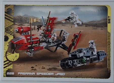 Star Wars Trading Card Collection (German) Series 5 (Jubiläums-Edition) - # 228 Pasaana Speeder Jagd