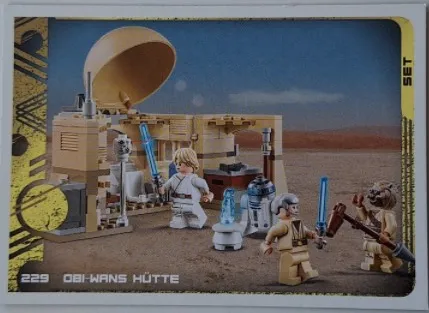 Star Wars Trading Card Collection (German) Series 5 (Jubiläums-Edition) - # 229 Obi-Wans Hütte