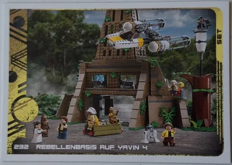 Star Wars Trading Card Collection (German) Series 5 (Jubiläums-Edition) - # 232 Rebellenbasis auf Yavin 4