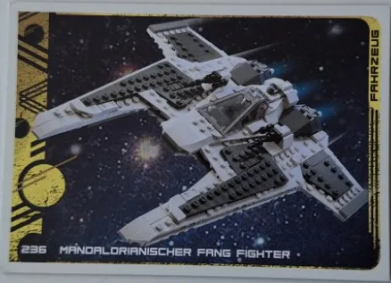 Star Wars Trading Card Collection (German) Series 5 (Jubiläums-Edition) - # 236 Mandalorianischer Fang Fighter