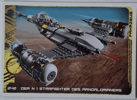 Star Wars Trading Card Collection (German) Series 5 (Jubiläums-Edition) - # 242 Der N-1 Starfighter des Mandalorianers