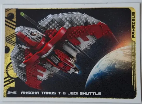 Star Wars Trading Card Collection (German) Series 5 (Jubiläums-Edition) - # 245 Ahsoka Tanos T-6 Jedi Shuttle