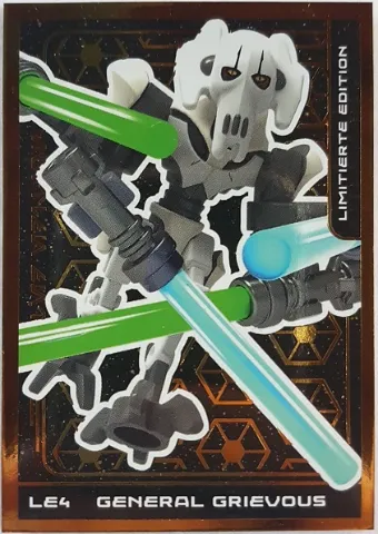 Star Wars Trading Card Collection (German) Series 5 (Jubiläums-Edition) - # LE4 General Grievous Limitierte Edition