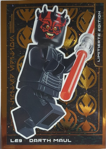 Star Wars Trading Card Collection (German) Series 5 (Jubiläums-Edition) - # LE9 Darth Maul Limitierte Edition