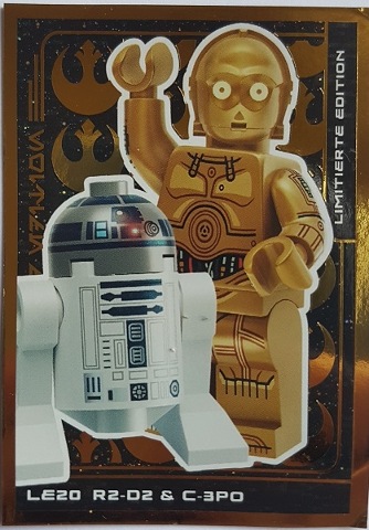 Star Wars Trading Card Collection (German) Series 5 (Jubiläums-Edition) - # LE20 R2-D2 & C-3PO Limitierte Edition