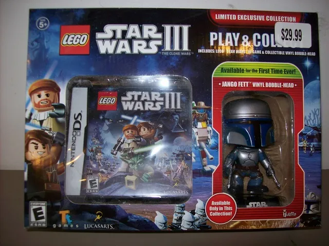 Star Wars III: The Clone Wars - Nintendo DS with Jango Fett Bobble Head