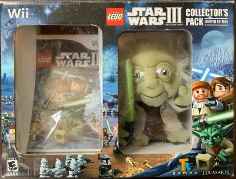 Star Wars III: The Clone Wars - Nintendo Wii with Yoda Plush - Collector's Pack