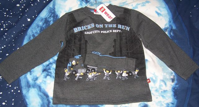 Sweatshirt, Bricks on the Run Lego City Police Dept.