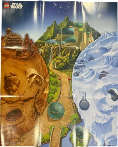 Playmat, Star Wars - Tatooine, Naboo and Hoth