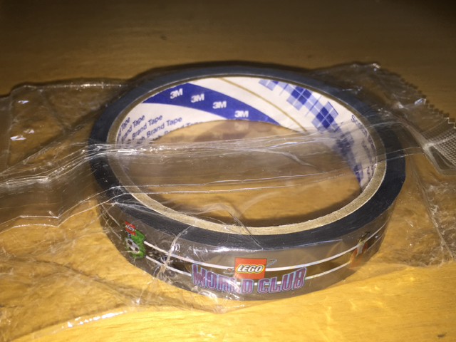 Tape, 3M Scotch Brand with LEGO World Club and Theme Icon Pattern