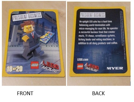 The LEGO Movie 18 - President Business