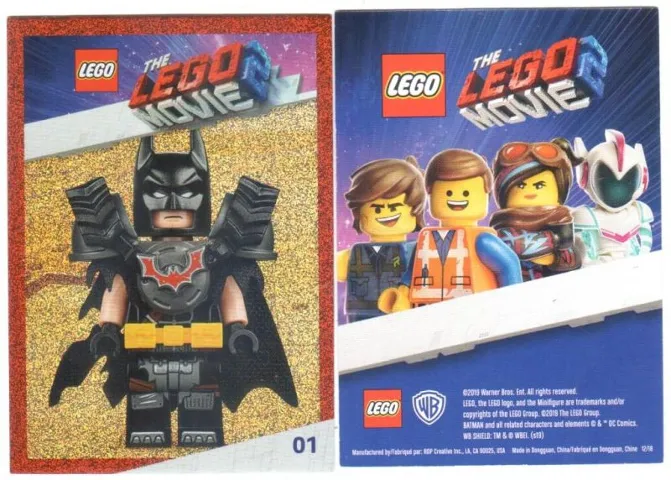 The LEGO Movie 2, Card #01 - Batman