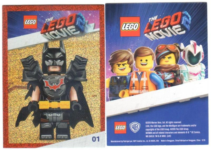 The LEGO Movie 2, Card #01 - Batman