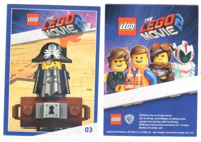 The LEGO Movie 2, Card #03 - MetalBeard