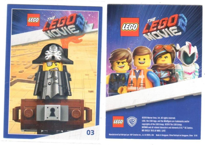 The LEGO Movie 2, Card #03 - MetalBeard