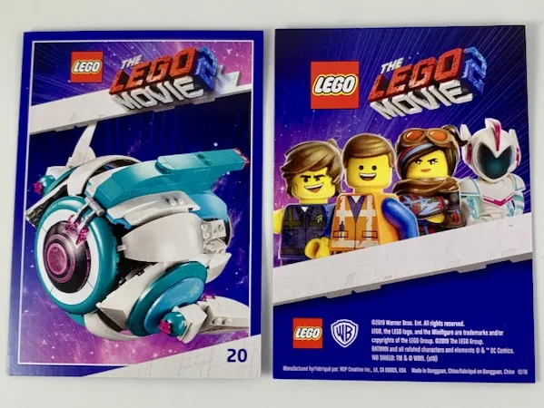 The LEGO Movie 2, Card #20 - Sweet Mayhem's Systar Starship