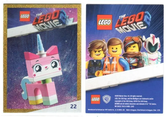 The LEGO Movie 2, Card #22 - Unikitty
