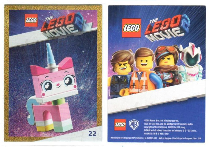 The LEGO Movie 2, Card #22 - Unikitty