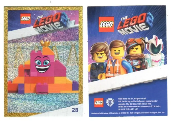 The LEGO Movie 2, Card #28 - Queen Watevra Wa'Nabi as Pile of Bricks