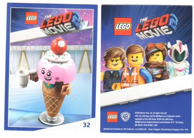 The LEGO Movie 2, Card #32 - Ice Cream Cone