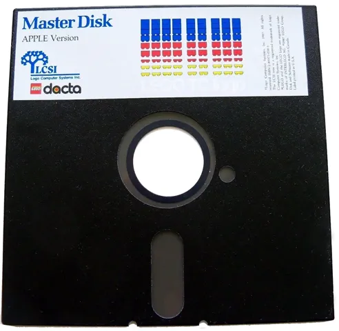 Education Instruction Floppy Disk 5.25in for 951-2 LEGO TC logo Master Disk, Apple IIe/IIgs
