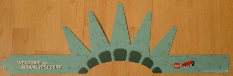 Headgear, The LEGO Movie 2 'WELCOME TO APOCALYPSEBURG' Statue of Liberty Crown