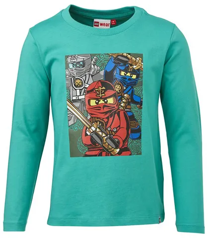 T-Shirt, NINJAGO Kai, Jay, Titanium Zane Boys Long Sleeve (Tony 618)