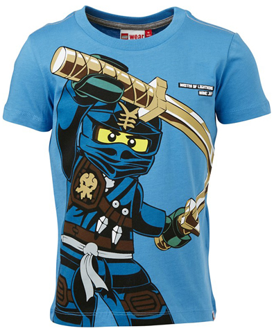 T-Shirt, NINJAGO 'MASTER OF LIGHTNING' 'NAME: JAY' Boys (Tony 623)